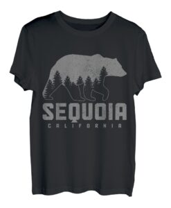 Sequoia California Bear Grizzly Pride im Freien, Vintage-Stil T-Shirt