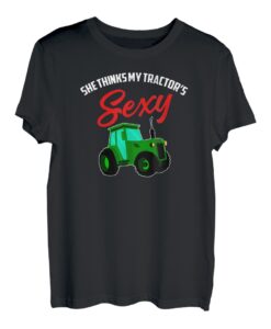 Sexy Traktor Driver Rasenmäher Bauer Gärtner Landwirtschaft T-Shirt