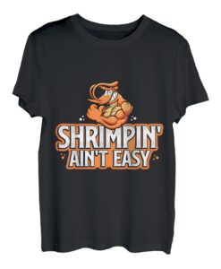 Shrimpin Aint Easy Lustiges Jiu Jitsu zum Garnelenfischen T-Shirt