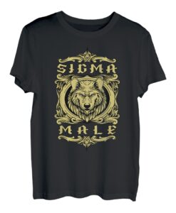 Sigma Male Grindset Der einsame Wolf T-Shirt