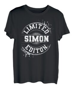 Simon Limited Edition Lustiges personalisiertes Geschenk mit Namen T-Shirt