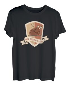 Sir Lunch A Lot Shirt I Vielfraß und Feinschmecker Geschenk T-Shirt