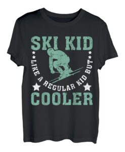 Ski Kid Like A Regular Kid But Cooler Skifahrer & Skifahren T-Shirt