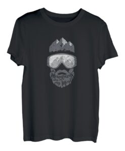 Ski Snowboard Brille Berg Schnee Winter Vintage Geschenk T-Shirt