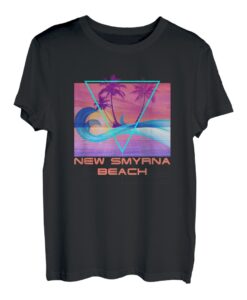 Smyrna Beach Retro 80er Jahre Vaporwave Strand Urlaub T-Shirt