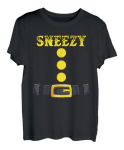 Sneezy Zwerg Halloween Kostüm Passende Familie Nieser Zwerg T-Shirt