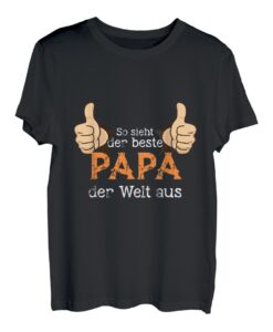 So Sieht Der Beste Papa Der Welt Aus Lustiger Spruch Vater T-Shirt