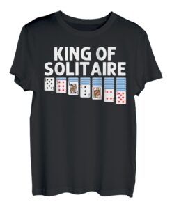 Solitär-Geschenk für Männer, Opa, Kartenspieler, Solitär T-Shirt