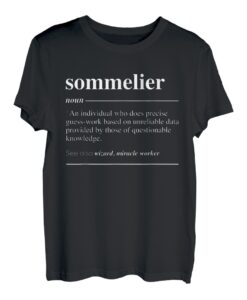 Sommelier Definition Lustiges Substantiv T-Shirt