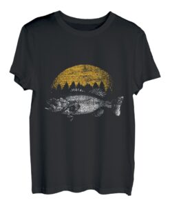 Sonnenuntergang Geschenk für Angler T-Shirt