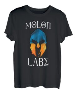 Sparta Molon Labe Bodybuilding Spartaner Helm T-Shirt