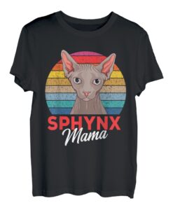 Sphynx Katze Sphinx Mama Nacktkatze Katzenliebhaber Geschenk T-Shirt
