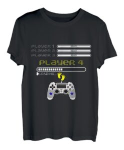 Spieler 1,2,3 Ready Player 4 Loading Lustiges Gaming T-Shirt