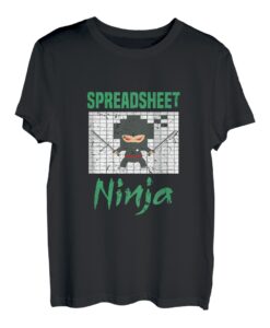 Spreadsheet Ninja | Lustiges Office Excel Data Analyst-Geschenk T-Shirt