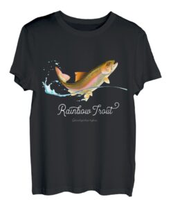 Springende Regenbogen-Forellenarten - Fang Regenbogenforellen T-Shirt