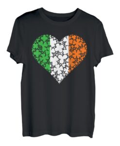 St. Patrick's Day Kleeblatt-Herz, St. Patrick Day Irish T-Shirt