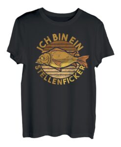 Stellenficker Karpfen Angeln Karpfenangler Angelplatz Fisch T-Shirt
