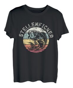 Stellenficker Karpfenangeln Angeln Vintage Angler Geschenk T-Shirt