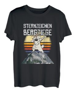 Sternzeichen Bergziege Berg Wandern Geschenk Wanderer Wander T-Shirt