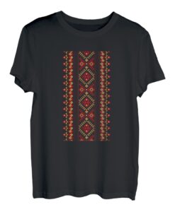 Stickerei Ukraine Vyshyvanka Druck ethnisches Muster Ornament T-Shirt