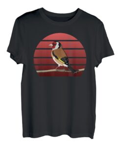 Stieglitz Vogel Vogelbeobachter Ornithologe Tierfreund T-Shirt