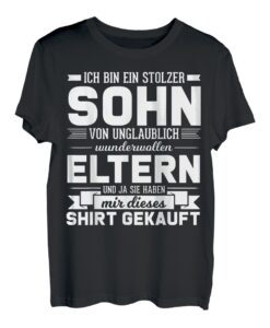 Stolzer Sohn von fantastischen Eltern Geschenk T-Shirt