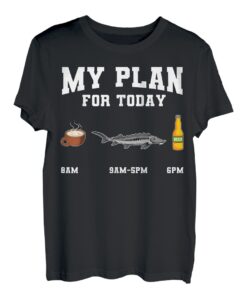 Störangeln Süßwasserfische Mein Plan für heute Angler T-Shirt