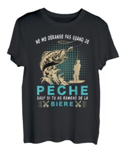 Stören Sie mich nicht, wenn ich angelt. Humor Bier Fischer T-Shirt
