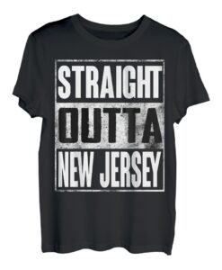 Straight Outta New Jersey Hemd Patriotic New Jersey State T-Shirt