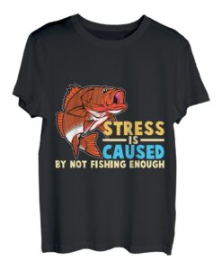 Stress wird durch keinen Angel-Liebhaber verursacht T-Shirt