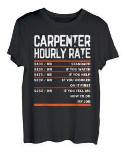 Stundensatz für Tischler T-Shirt