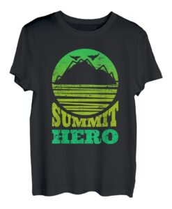Summit Hero Bergsteiger klettern Wanderer Bergfan T-Shirt