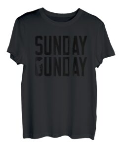 Sunday Gunday Gun Shooting Pistole Firearms T-Shirt T-Shirt