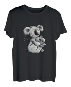 Süßer Koala Mama mit Baby I Tiermotiv Schwangerschaft T-Shirt