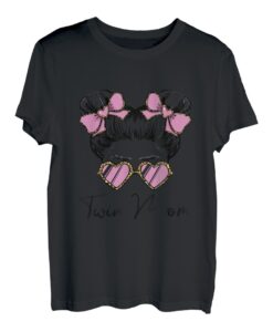 Süßer Muttertag 2023 Frauen Mama Oma Zitat I Zwillingsmutter T-Shirt