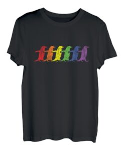 Süßer Regenbogenpinguin LGBT Pinguin Liebhaber LGBTQ T-Shirt