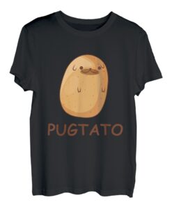 Süßes Mops-Kartoffelhemd | Lustiger Hund Kartoffel PUGTATO T-Shirt