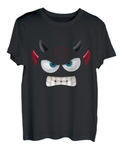 Süßes Teufel Gesicht Karneval Faschings Kostüm T-Shirt