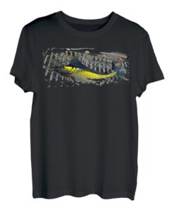 Swordfish Angelspaß Souvenir Bill-Fish Illustration T-Shirt