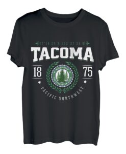 Tacoma Washington State Pine Tree WA Souvenir Retro T-Shirt