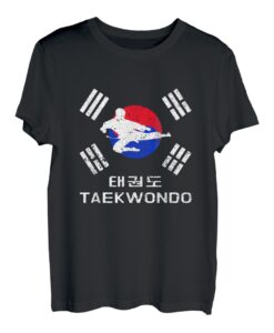 Taekwondo Südkorea Flagge Korea Martial Arts Kampfsport T-Shirt