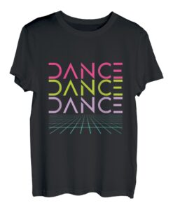 Tanz Futuristisch Tanzende Tänzerin Studio Party Dancefloor T-Shirt