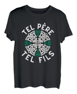 Tel Vater wie Sohn Breton Breizh Papa Keltischer Vater T-Shirt