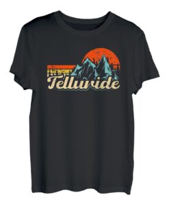 Telluride Colorado Bergsteiger Wandern Wildnis T-Shirt