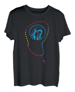 The Holy Rosenkranz Jungfrau Maria lustiges katholisches christliches Geschenk T-Shirt