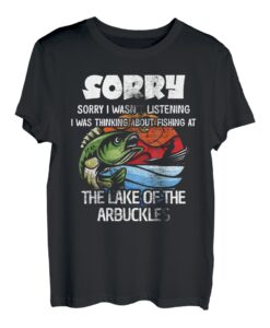 the lake of the arbuckles Lustiges Angeln T-Shirt