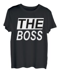 The real Boss Partnershirt Vater Kind Pärchen Paar T-Shirt