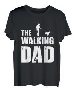 The Walking Dad Französische Bulldogge Besitzer Hund Geschenk T-Shirt