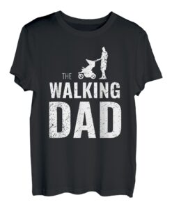 The Walking Dad Vatertag Geschenk Werdender Vater T-Shirt