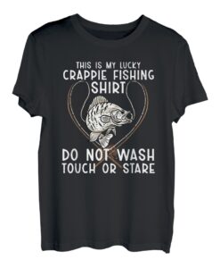 This Is My Fishing Shirt Do Not Wash Lustiger Crappie-Männerhumor T-Shirt
